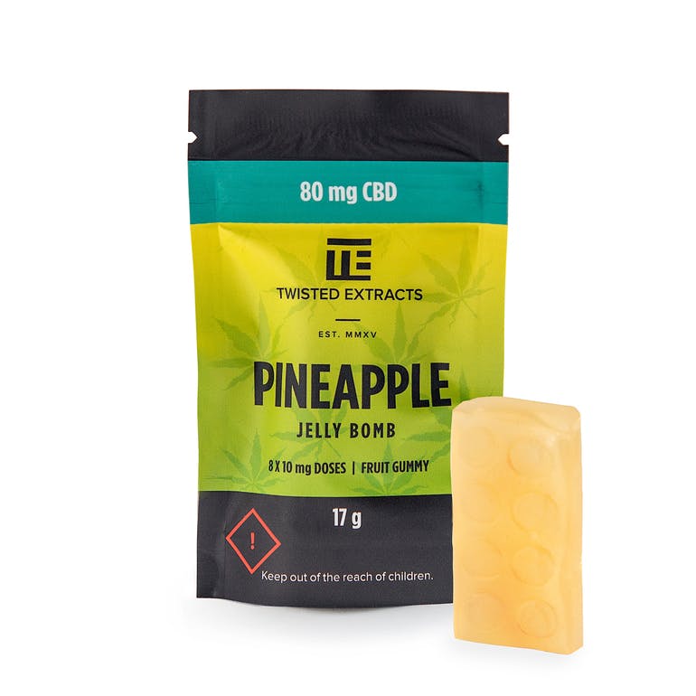 Jelly Bombs – Pineapple | BC Weed Edible Canada Jelly Bombs – Pineapple | BC Weed Edible Canada
