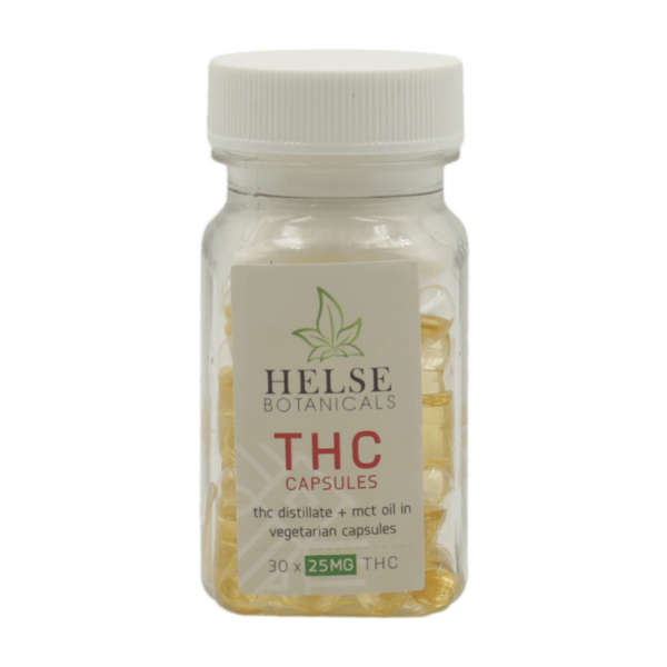 Helse Botanicals – THC Capsules – 25mg | BC Weed Edible Canada