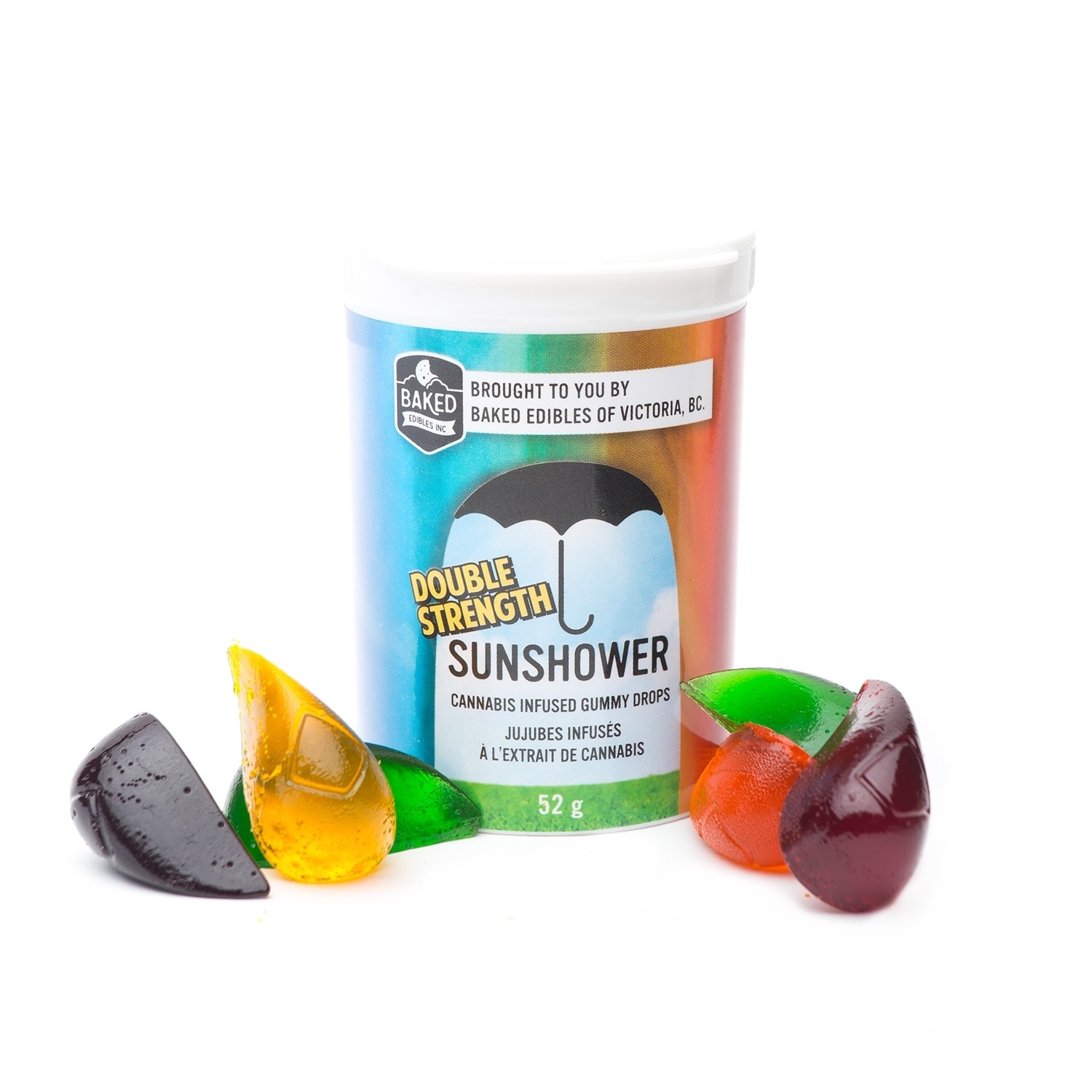 Baked Edibles – Sunshower Gummies | BC Weed Edible Canada Baked Edibles – Sunshower Gummies | BC Weed Edible Canada