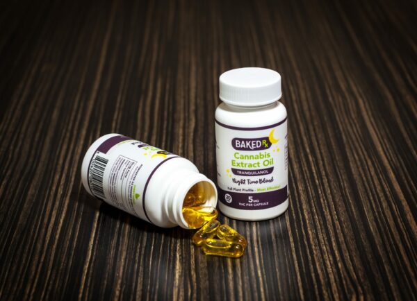 Baked Edibles – Tranquilanol (Sedative) Capsules 5mg | BC Weed Edible Canada Baked Edibles – Tranquilanol (Sedative) Capsules 5mg | BC Weed Edible Canada