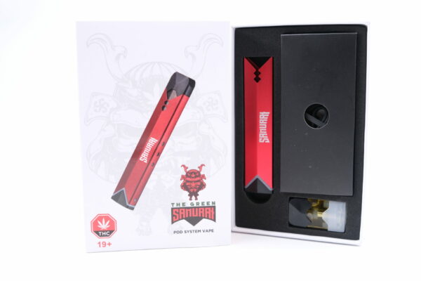 The Green Samurai – LED Vape Kit – 1ml THC | BC Weed Edible Canada The Green Samurai – LED Vape Kit – 1ml THC | BC Weed Edible Canada
