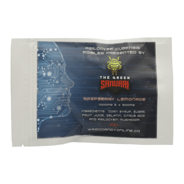 The Green Samurai – Shroom Gummies – Raspberry Lemonade – 1g | BC Weed Edible Canada The Green Samurai – Shroom Gummies – Raspberry Lemonade – 1g | BC Weed Edible Canada